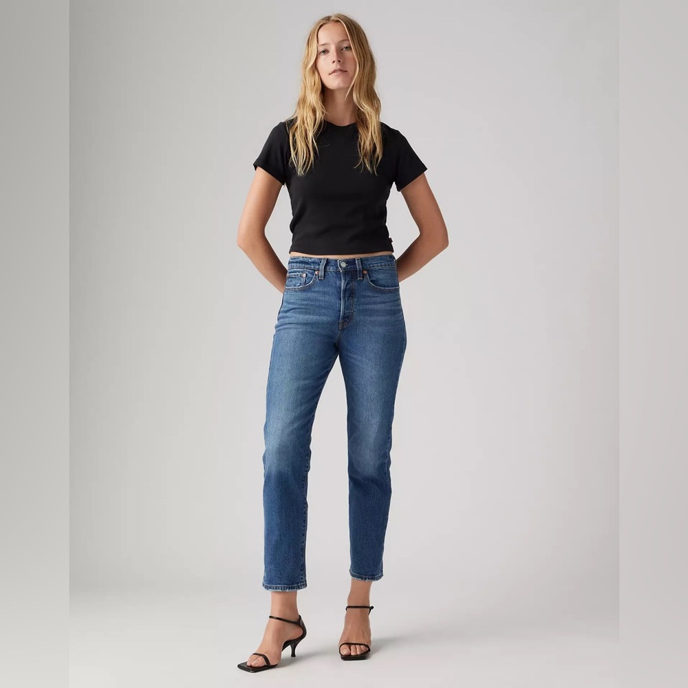Levi's Iconic Wedgie straight cut Women's blue Jeans